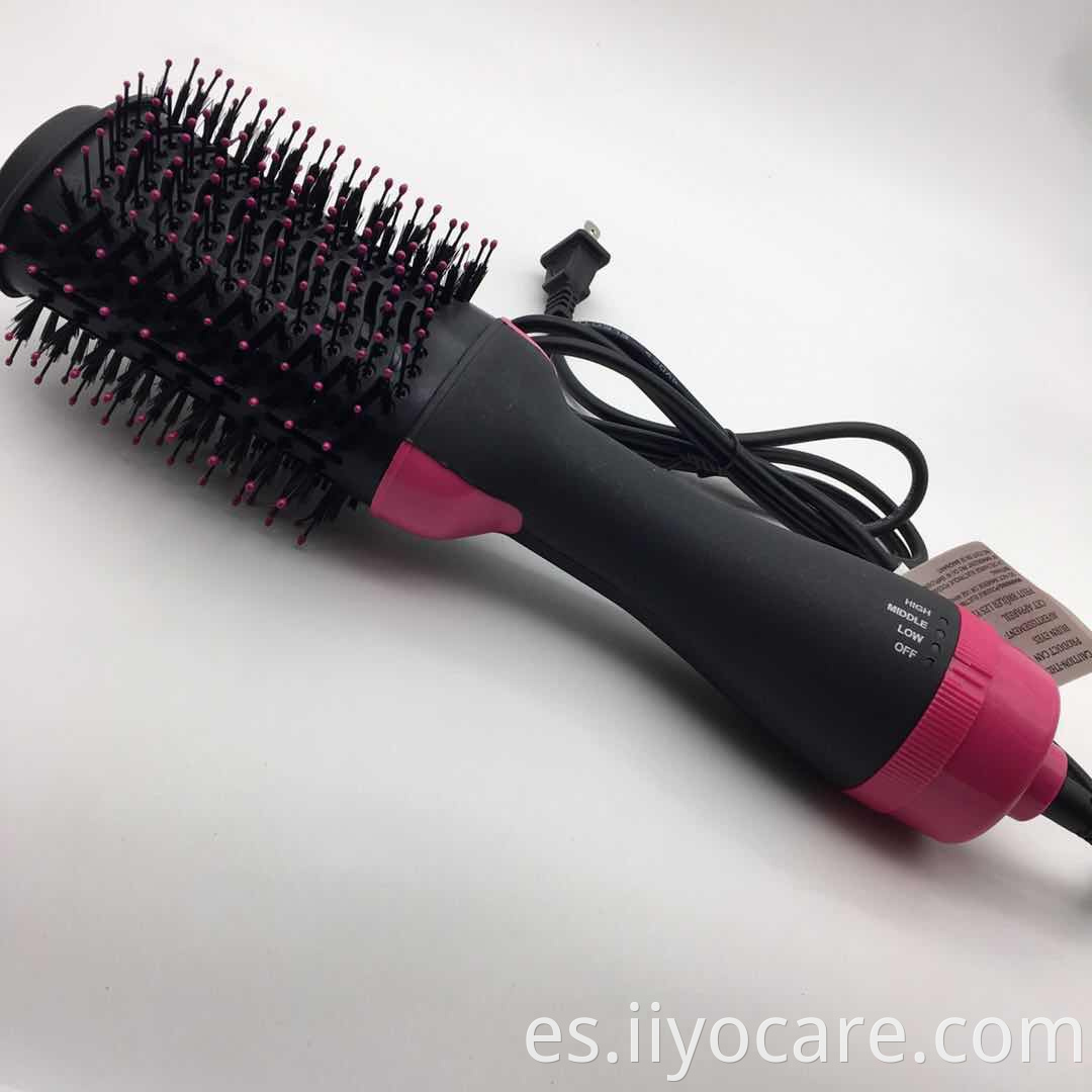 Cepillo secador de pelo profesional de aire caliente de un paso de Styler de alta calidad